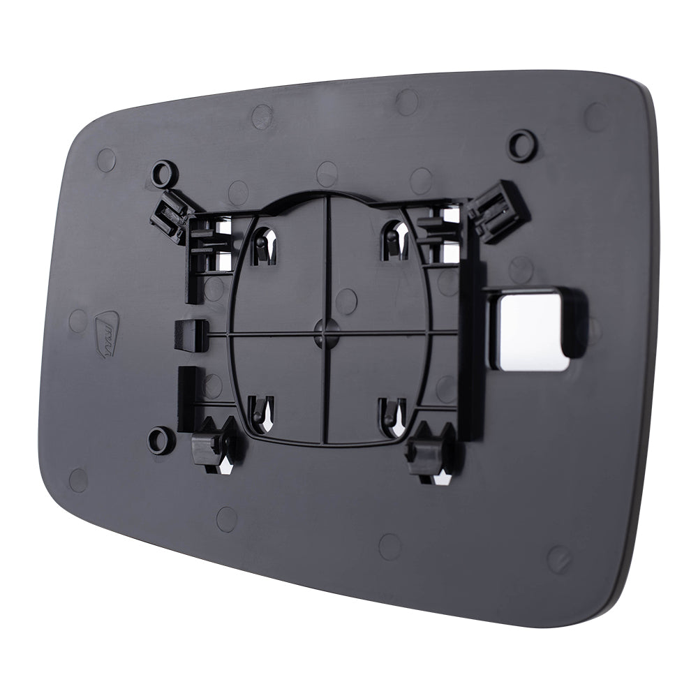 Brock Replacement Driver and Passenger Side Mirror Glass & Base without Heat, Auto Dim or Towing Package Compatible with 2009 1500, 2010-2018 1500/2500 & 2019-2021 1500 Classic