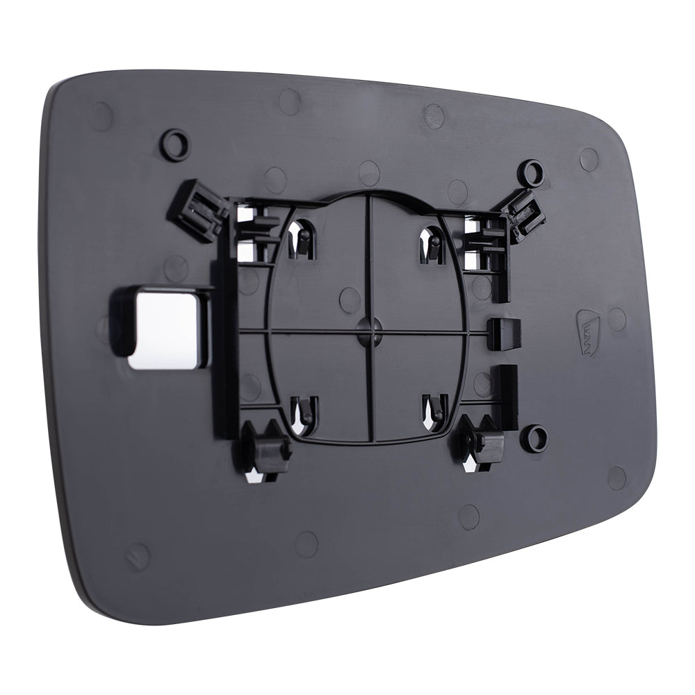 Brock Replacement Driver Side Mirror Glass & Base without Heat, Auto Dim or Towing Package Compatible with 2009 1500, 2010-2018 1500/2500 & 2019-2021 1500 Classic
