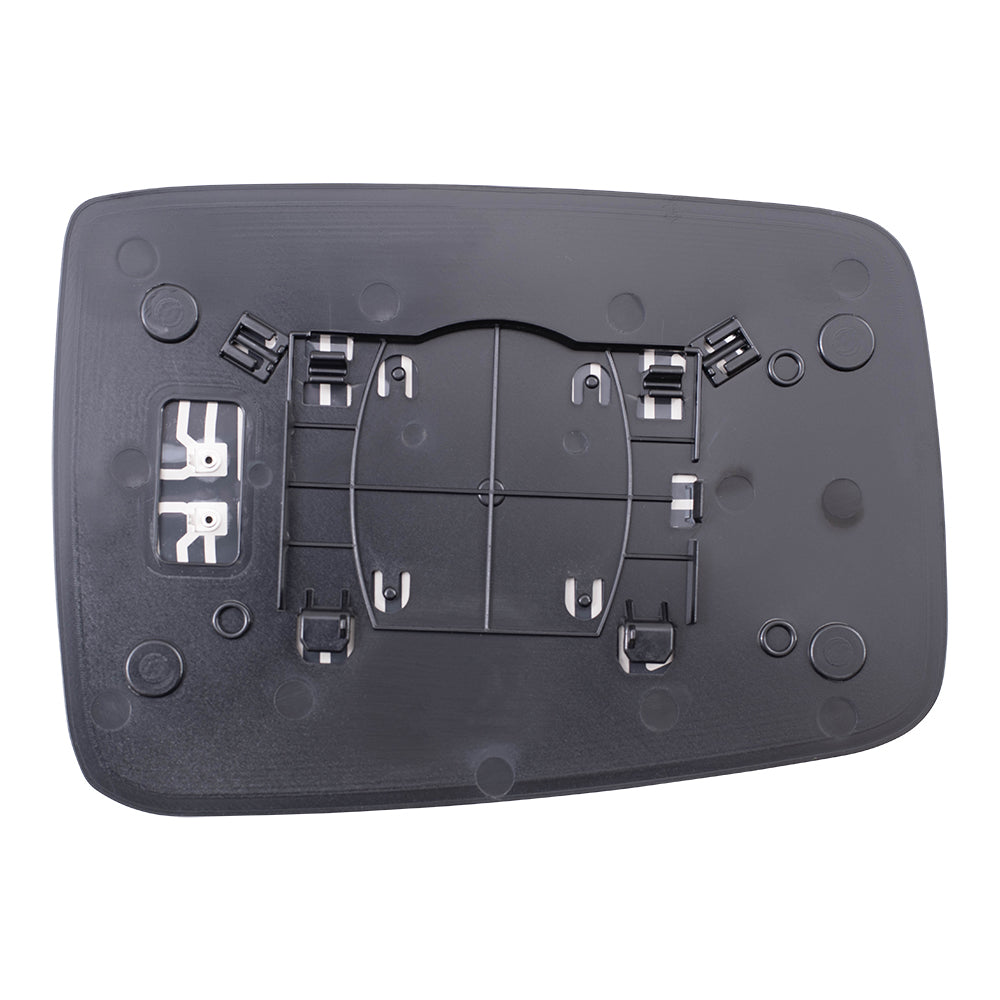 Brock Replacement Driver Side Mirror Glass & Base with Heat without Auto Dim or Towing Package Compatible with 2009 1500, 2010-2018 1500/2500 & 2019-2021 1500 Classic