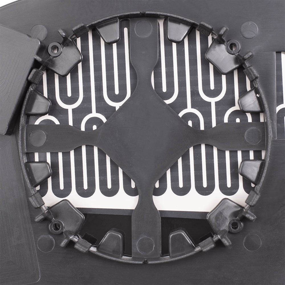 Brock Replacement Passenger Side Mirror Glass and Base with Heat without Blind Spot Detection or Memory Compatible with 2014-2021 Cherokee