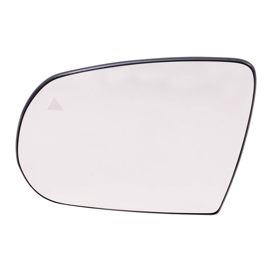 Brock Replacement Driver Side Mirror Glass & Base with Heat and Blind Spot Detection without Memory Compatible with 2014-2021 Cherokee