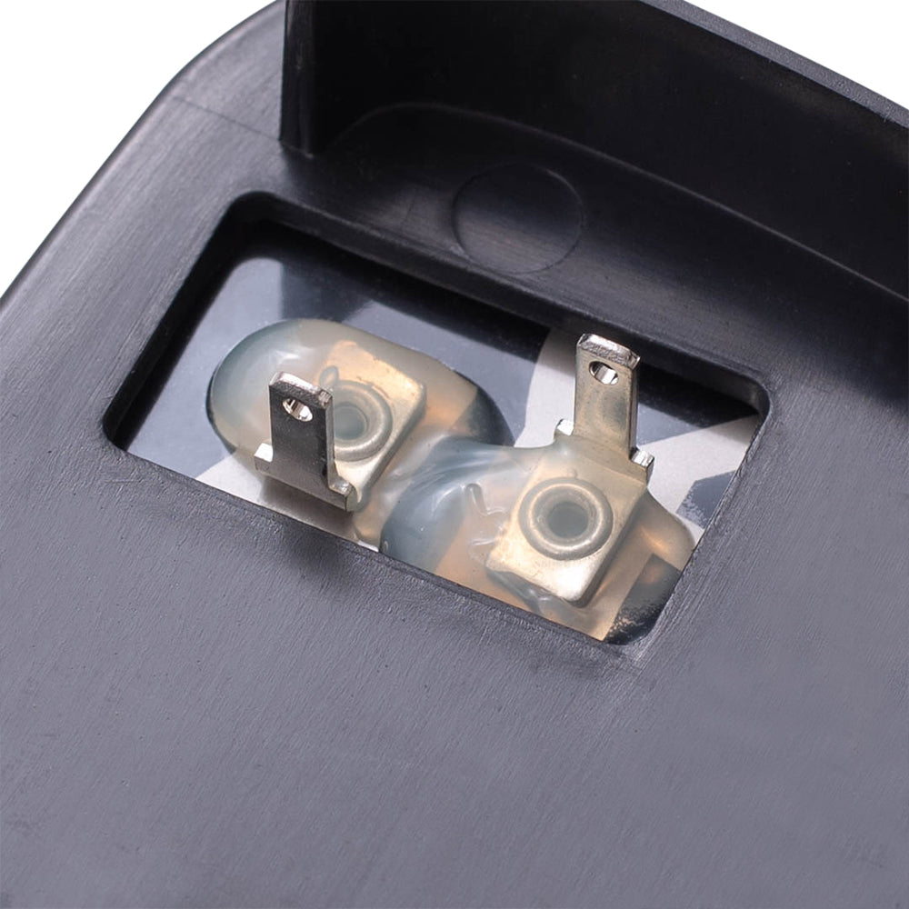 Brock Replacement Driver and Passenger Side Mirror Glass & Base with Heat and Blind Spot Detection without Memory Compatible with 2014-2021 Cherokee