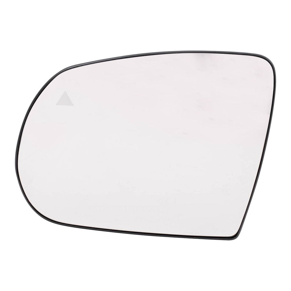 Brock Replacement Driver Side Mirror Glass & Base with Heat and Blind Spot Detection without Memory Compatible with 2014-2021 Cherokee