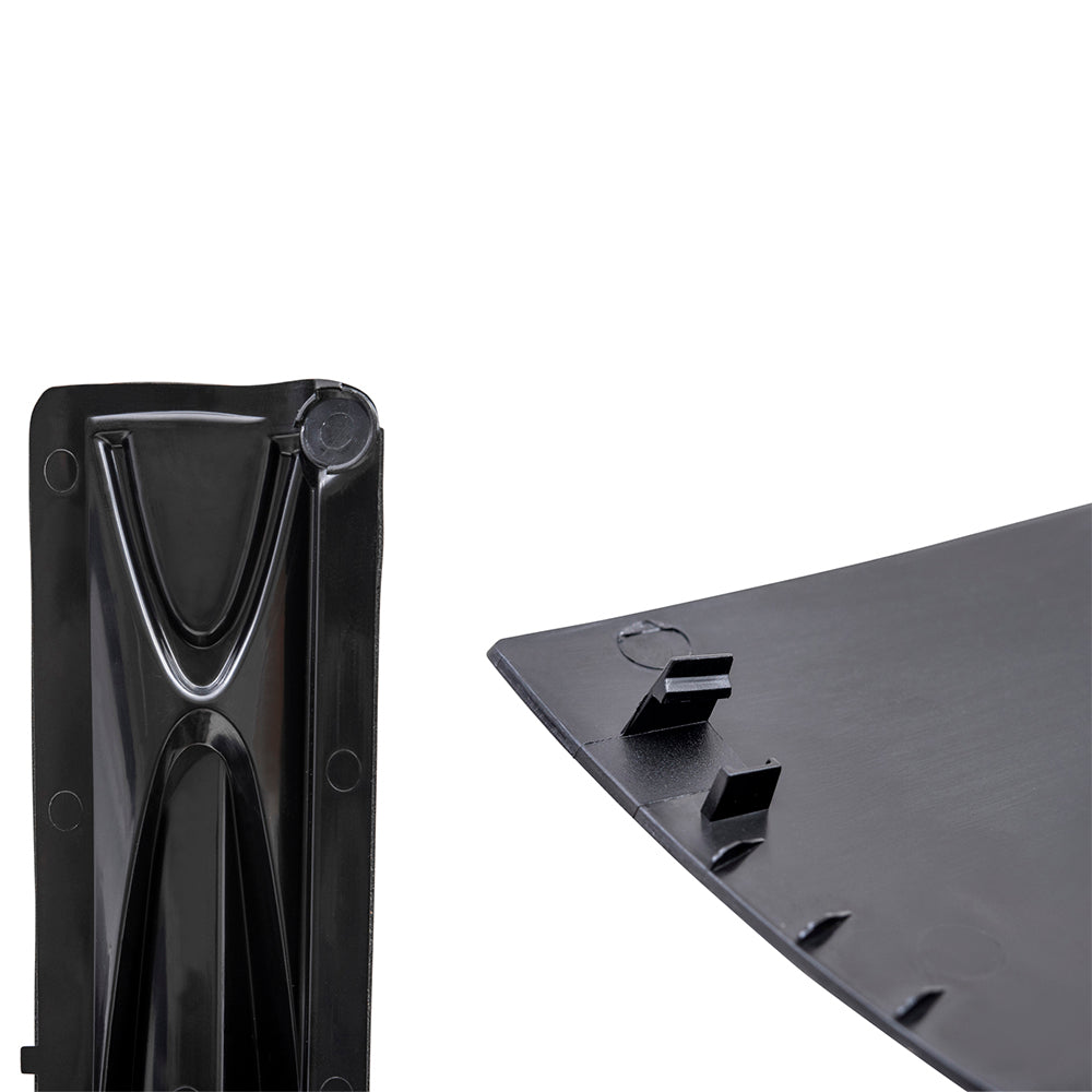 Brock Aftermarket Replacement Driver Left Door Mirror Cover Textured Black And Turn Signal Light Set Compatible With 2015-2021 RAM Promaster City Base/ST/Tradesman