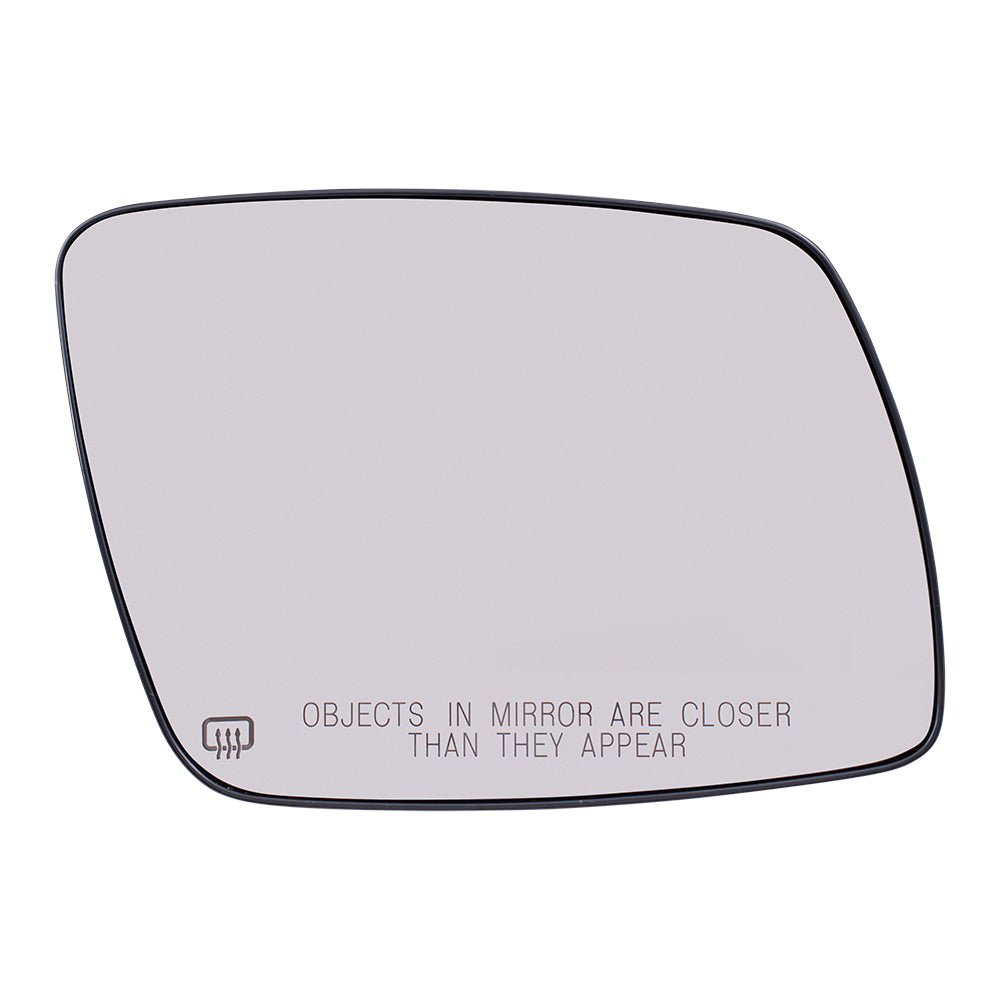 Mirror Glass for 09-16 Dodge Journey Passengers Side w/ Base Heated 68045692AA