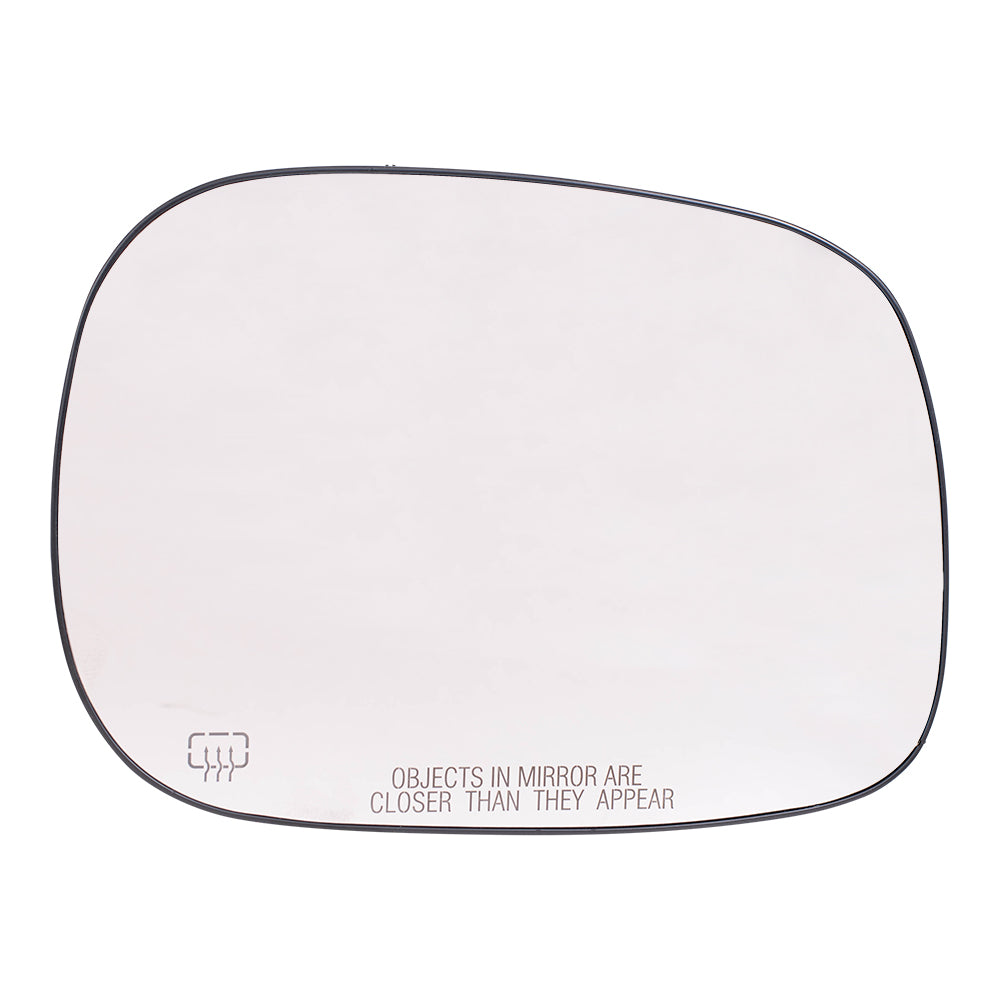 Brock Replacement Passenger Side Mirror Glass and Base 6x9 with Heat Compatible with 2005-2008 1500 & 2005-2009 2500/3500