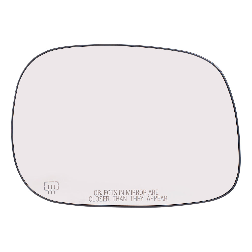 Brock Replacement Passenger Side Mirror Glass and Base 6x9 with Heat Compatible with 2005-2008 1500 & 2005-2009 2500/3500