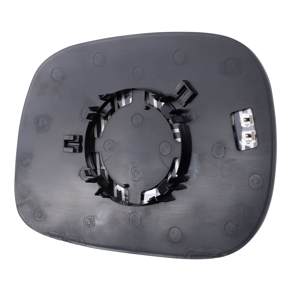 Brock Replacement Passenger Side Mirror Glass and Base 6x9 with Heat Compatible with 2005-2008 1500 & 2005-2009 2500/3500