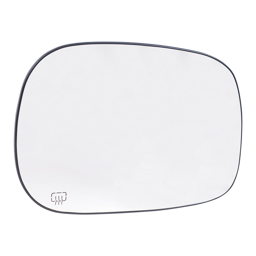 Brock Replacement Passenger Side Mirror Glass and Base 6x9 with Heat Compatible with 2005-2009 2500/3500