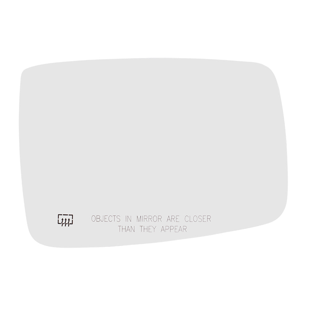 Brock Replacement Driver and Passenger Side Mirror Glass Set with Heat without Auto Dim or Towing Package Compatible with 2009 1500, 2010-2018 1500/2500 & 2019-2021 1500 Classic