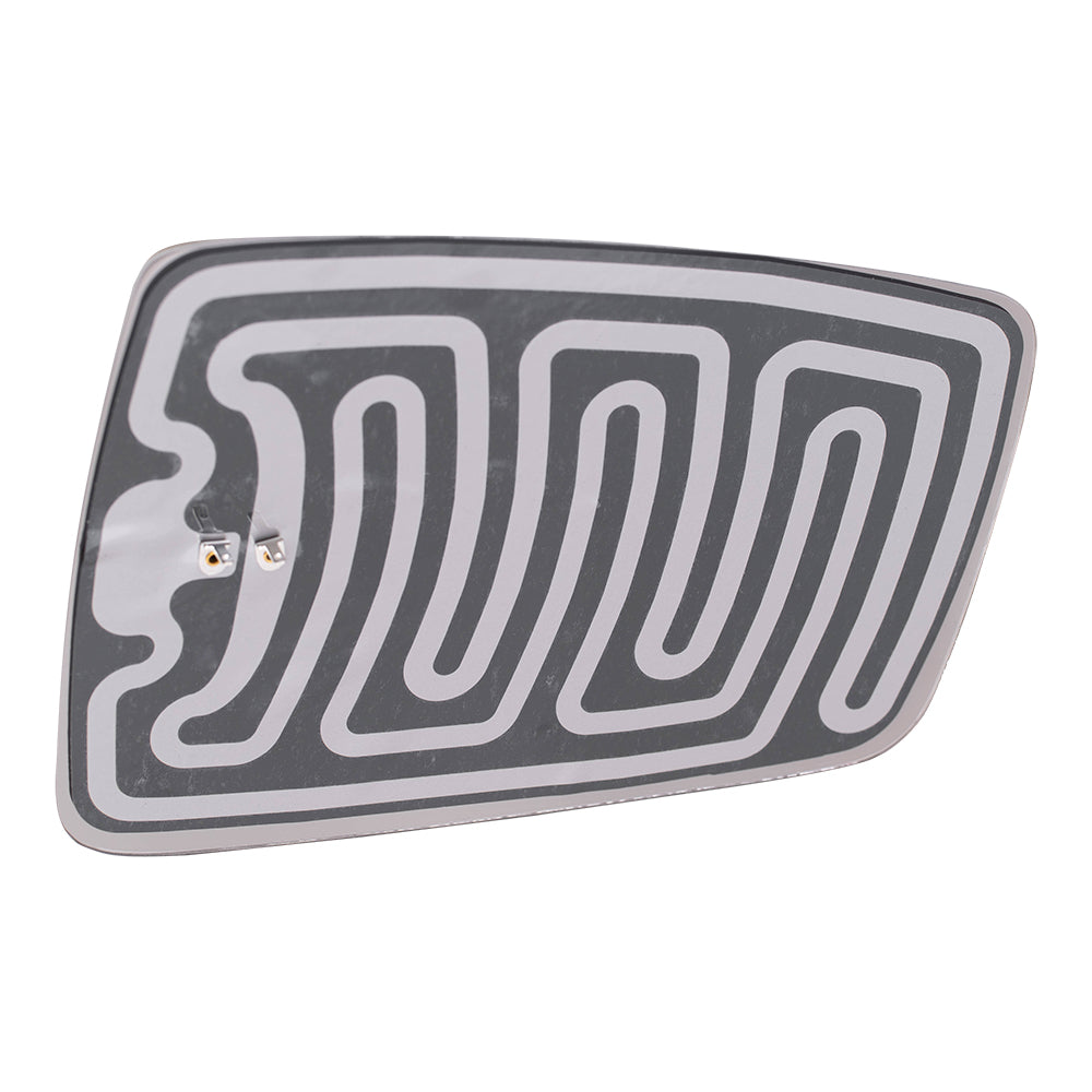 Brock Replacement Driver Side Mirror Glass with Heat without Auto Dim or Towing Package Compatible with 2009 1500, 2010-2018 1500/2500 & 2019-2021 1500 Classic