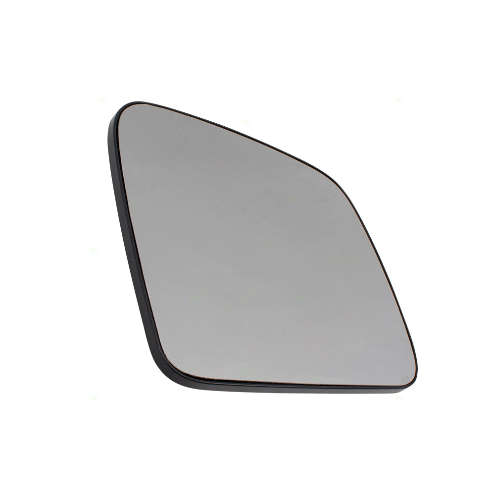 Brock Replacement Driver Side View Mirror Glass & Base Heated Compatible with 2011-2018 Durango Grand Cherokee 68092053AB