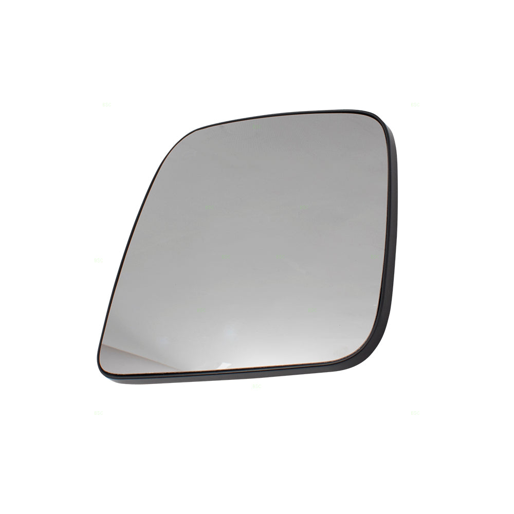 Brock Replacement Passenger Side View Mirror Glass & Base Heated Compatible with 2011-2018 Durango Grand Cherokee 68082636AB