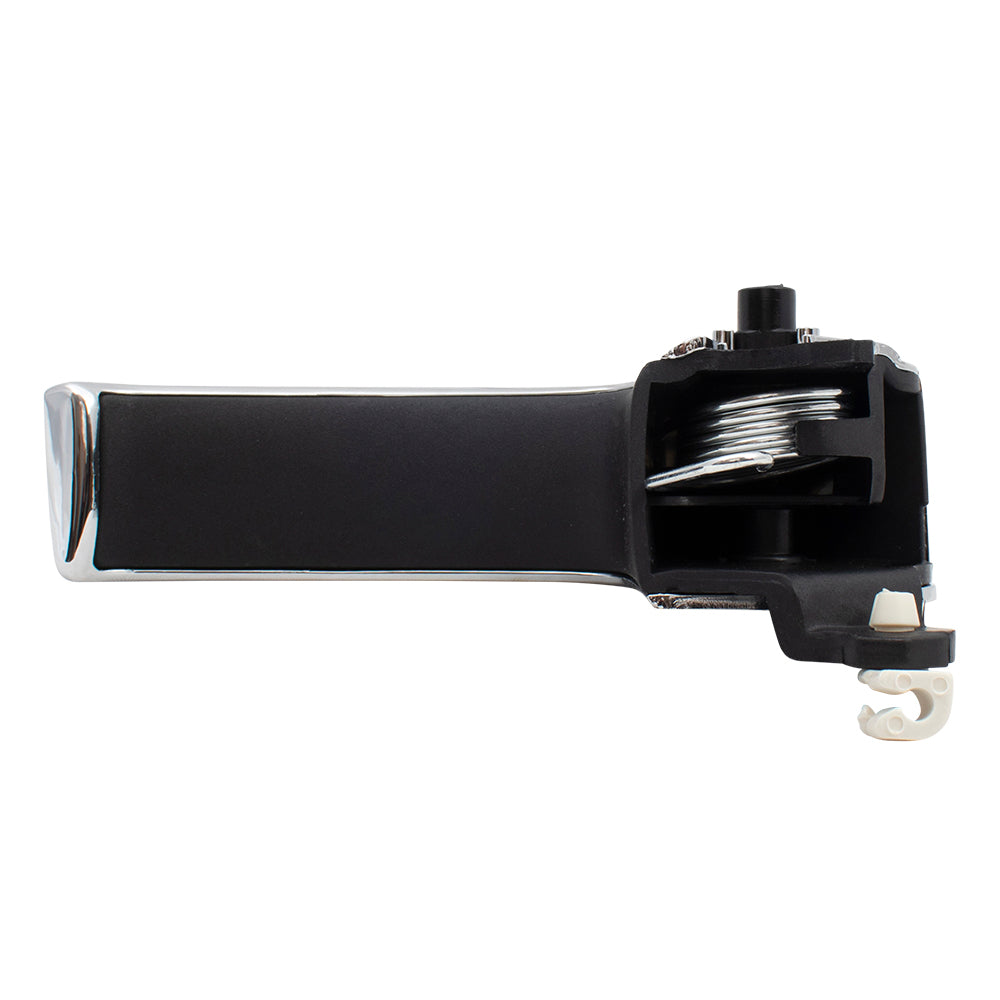 Brock Replacement Front Driver and Passenger Side, Chrome Inside Door Handles Compatible with 2009 1500, 2010-2018 1500/2500/3500, 2011-2018 4500/5500 & 2019-2021 1500 Classic