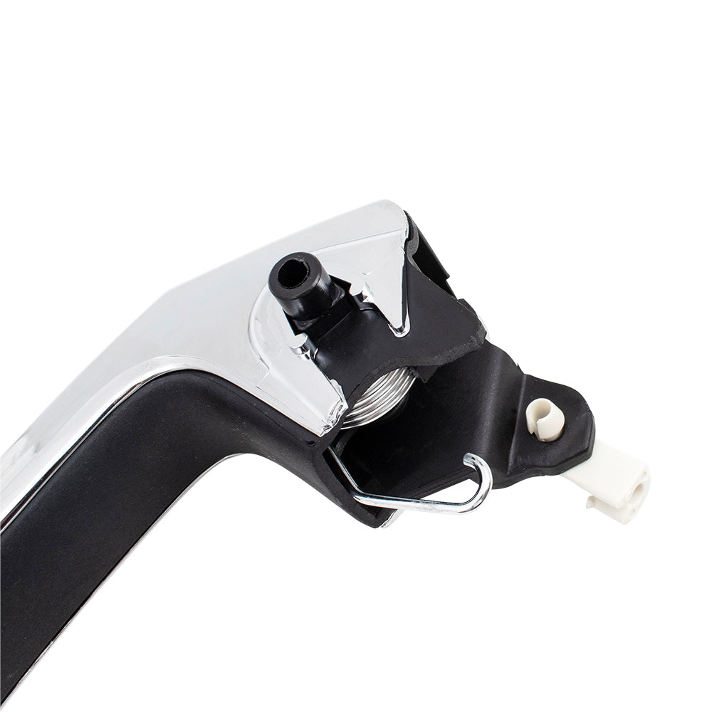 Brock Replacement Front Driver and Passenger Side, Chrome Inside Door Handles Compatible with 2009 1500, 2010-2018 1500/2500/3500, 2011-2018 4500/5500 & 2019-2021 1500 Classic