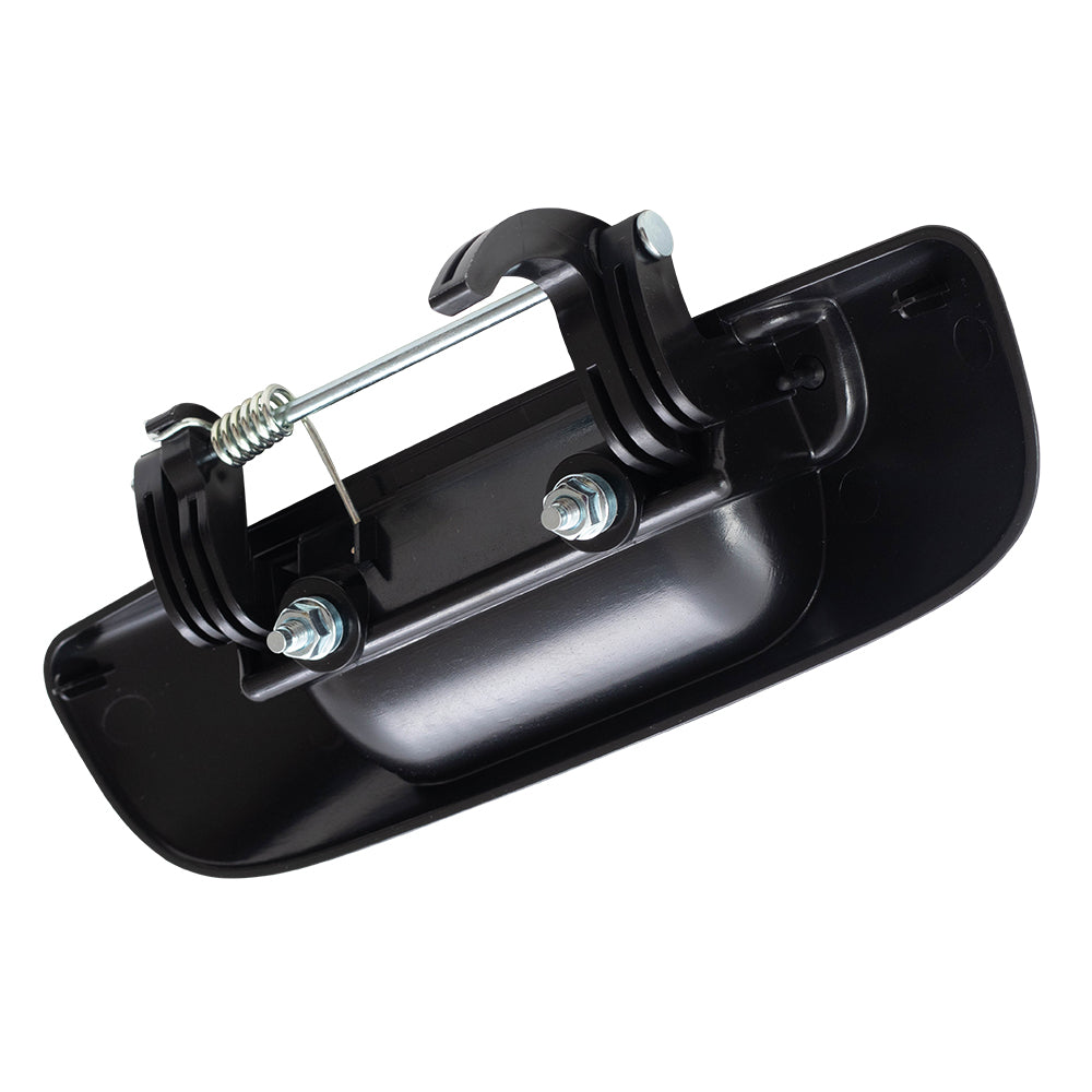 Brock Replacement Tailgate Handle and Latch Set Compatible with 2002-2009 Pickup Truck 55276237AA 55276236AD 68054864AD