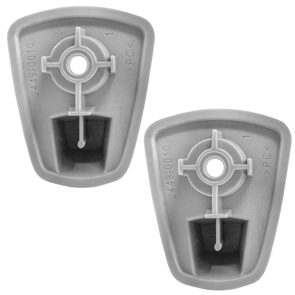 Brock Replacement Pair of Sun Visor Retainer Clips Compatible with 2008-2010 300 1EJ51DW1AA