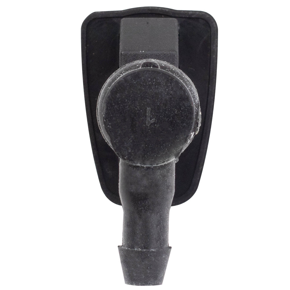 Brock Replacement Pair Set Front Windshield Washer Wiper Spray Nozzles Compatible with 2011-2018 Grand Cherokee 68260443AA