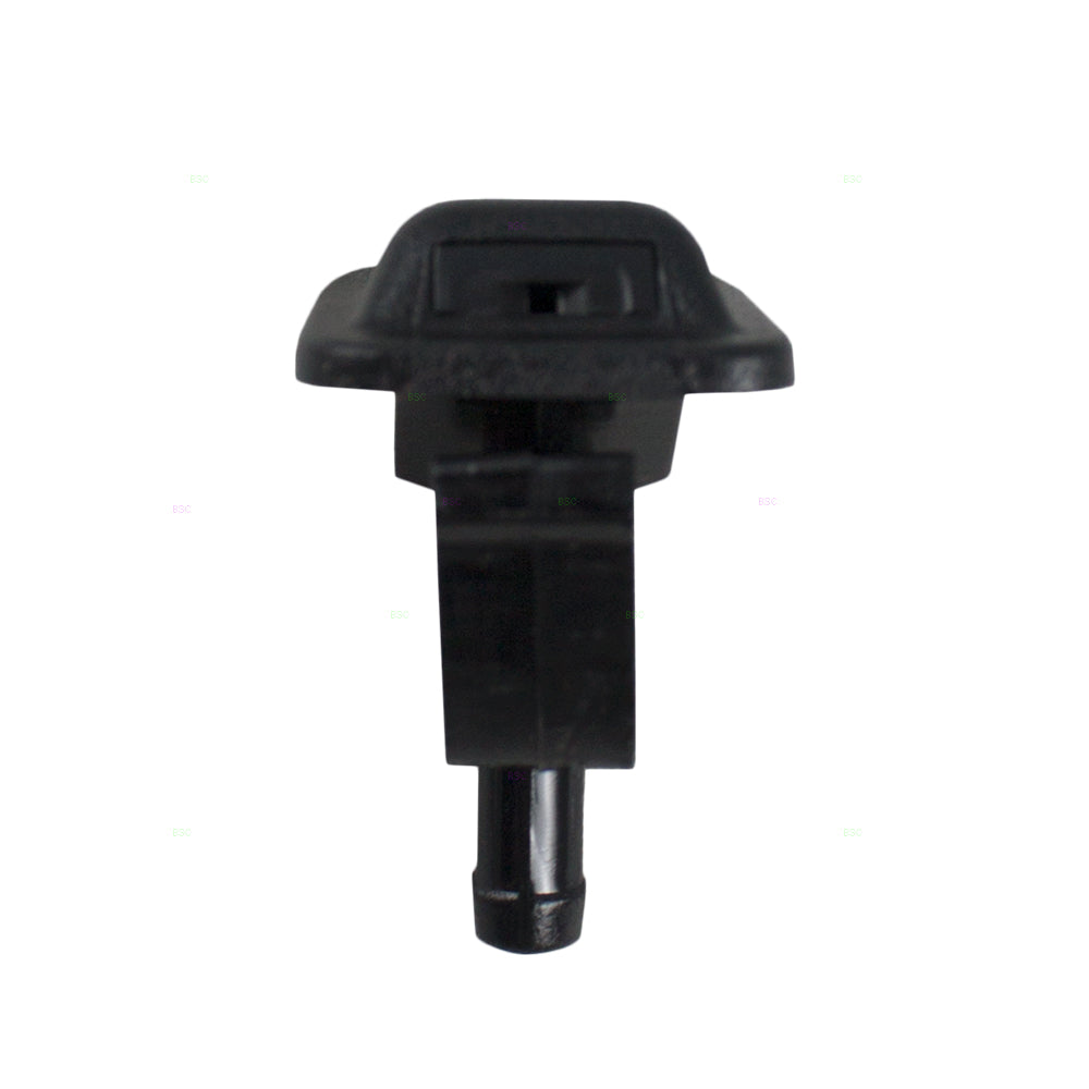 Brock Replacement Front Windshield Wiper Washer Spray Nozzle Single Center Unit Compatible with 2002-2012 Wrangler 47269 55156728AB