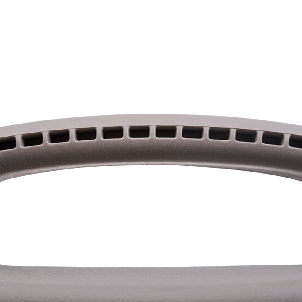 Brock Aftermarket Replacement Passenger Right A Pillar Trim Panel With Pull Handle Beige Compatible With 2002-2008 Dodge Ram 1500