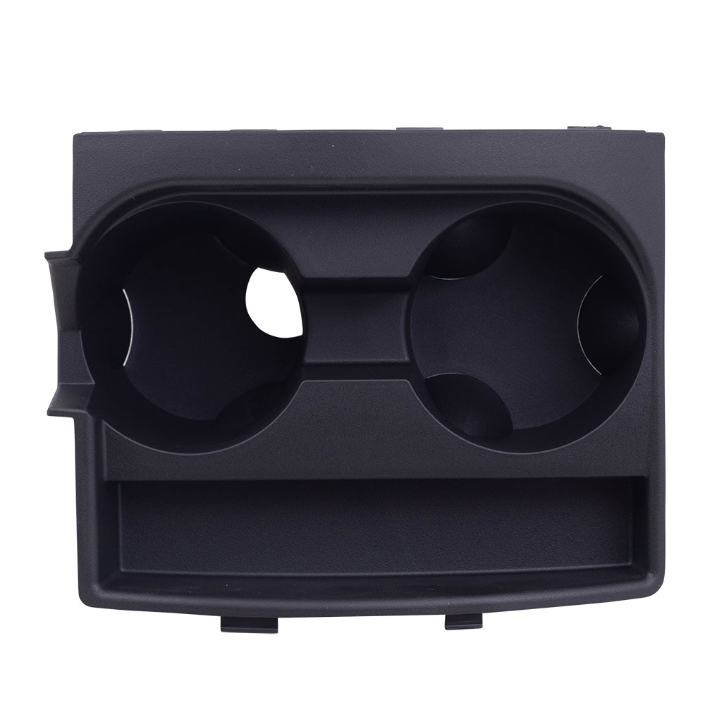 Brock Replacement Front Center Console Cup Holder Drink Insert Liner Compatible with 2006-2007 Commander 2005-2010 Grand Cherokee 5143592AB