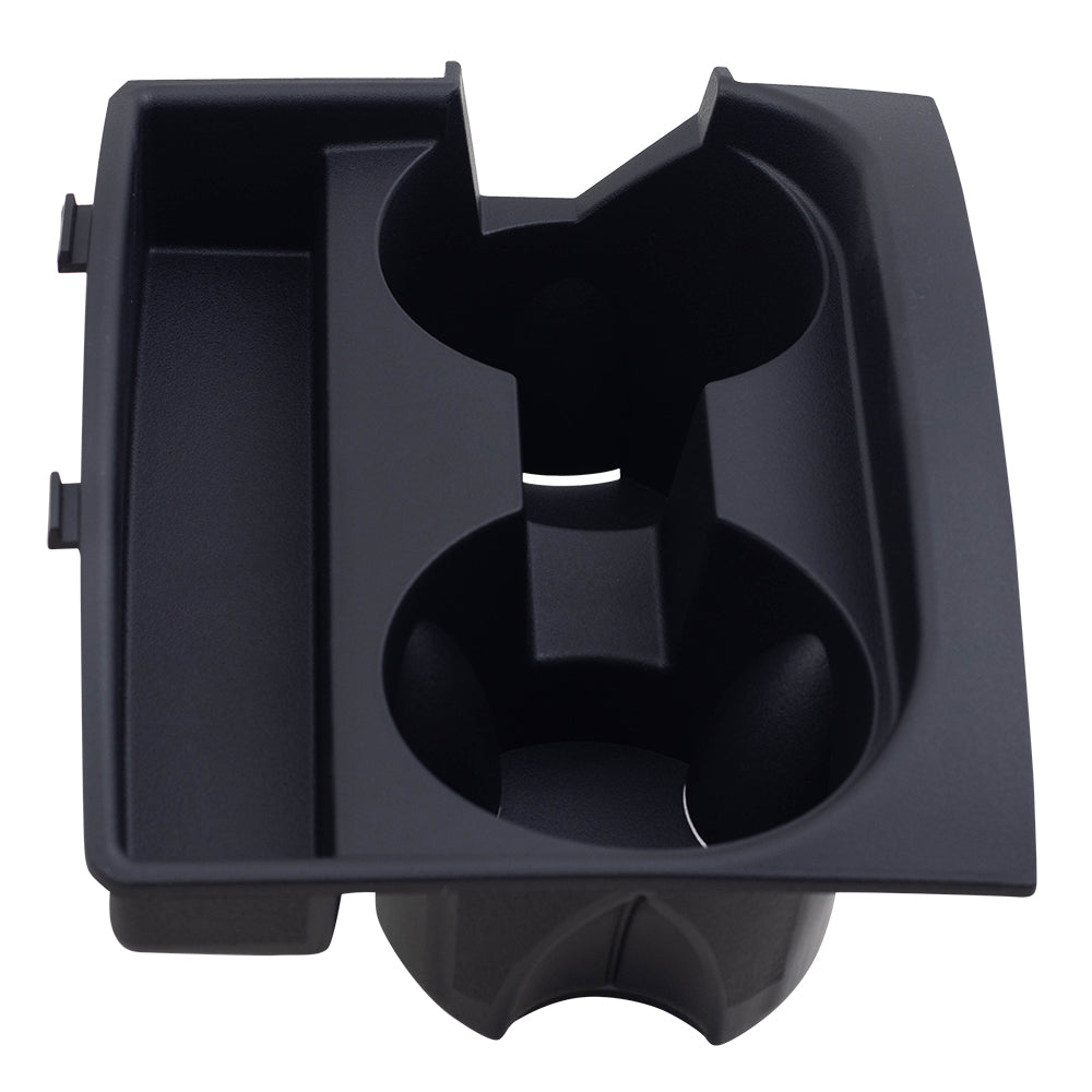 Brock Replacement Front Center Console Cup Holder Drink Insert Liner Compatible with 2006-2007 Commander 2005-2010 Grand Cherokee 5143592AB