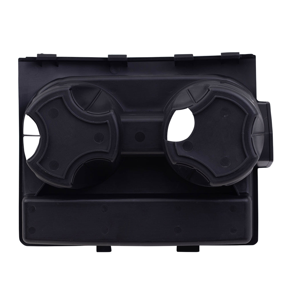 Brock Replacement Front Center Console Cup Holder Drink Insert Liner Compatible with 2006-2007 Commander 2005-2010 Grand Cherokee 5143592AB