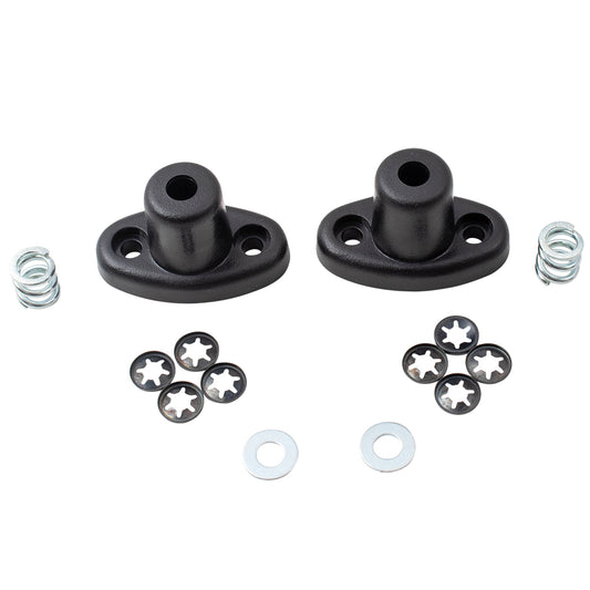 Brock Replacement Sun Visor Repair Bracket Kit Compatible with 1997-2002 Wrangler