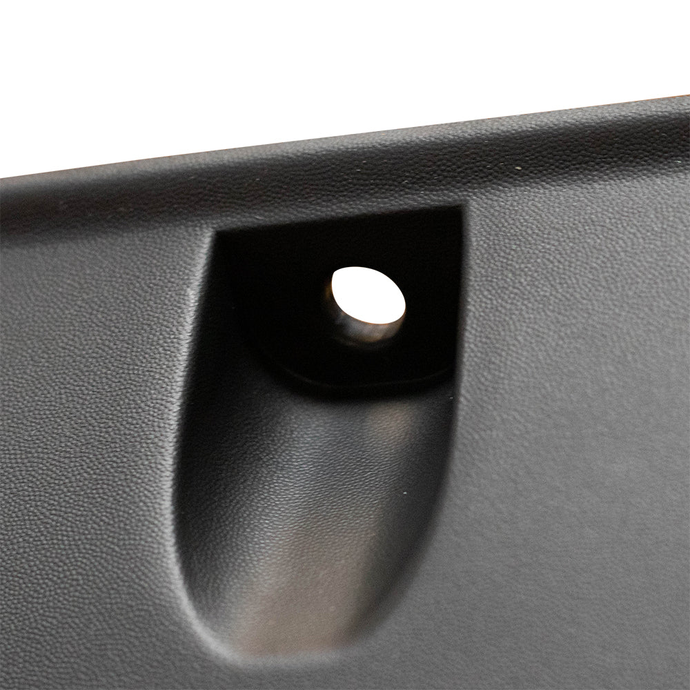 Brock Replacement Tailgate Spoiler Compatible with 2006-2008 1500 Pickup Truck Textured Black Molding Cover Cap fits 55112047AC