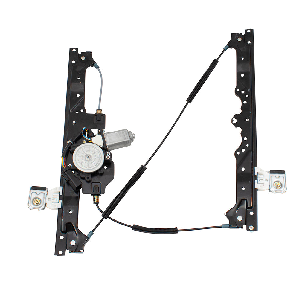 Brock Replacement Passenger Front Power Window Regulator w/ Motor Assembly Compatible with 2006-2010 Grand Cherokee 4589170AD 4589170AH