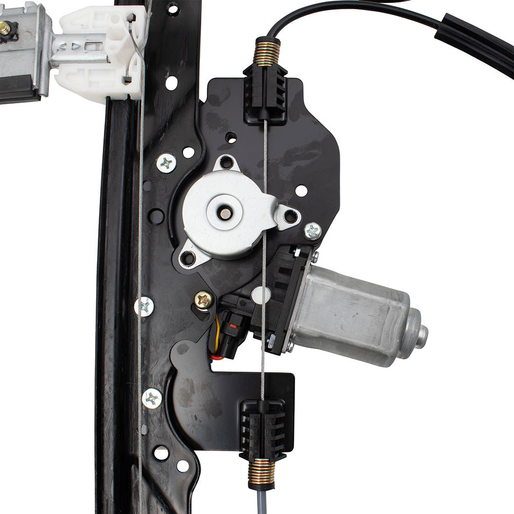 Brock Replacement Passenger Front Power Window Regulator w/ Motor Assembly Compatible with 2006-2010 Grand Cherokee 4589170AD 4589170AH