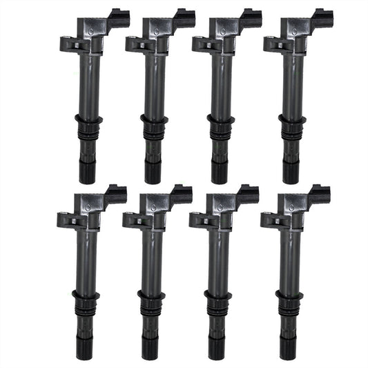 Brock Replacement for 8 Piece Set of Ignition Spark Plug Coils Compatible with Various Models 56028138AF