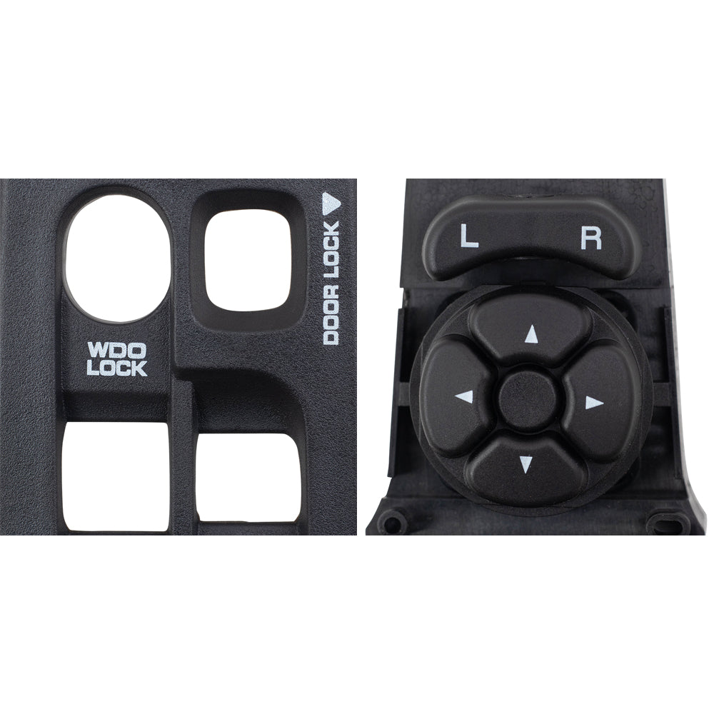 Brock Replacement Drivers Front Power Window Master Switch with Dark Slate Gray Bezel Compatible with 02-05 Crew Cab Pickup Truck 5HZ71XDVAD