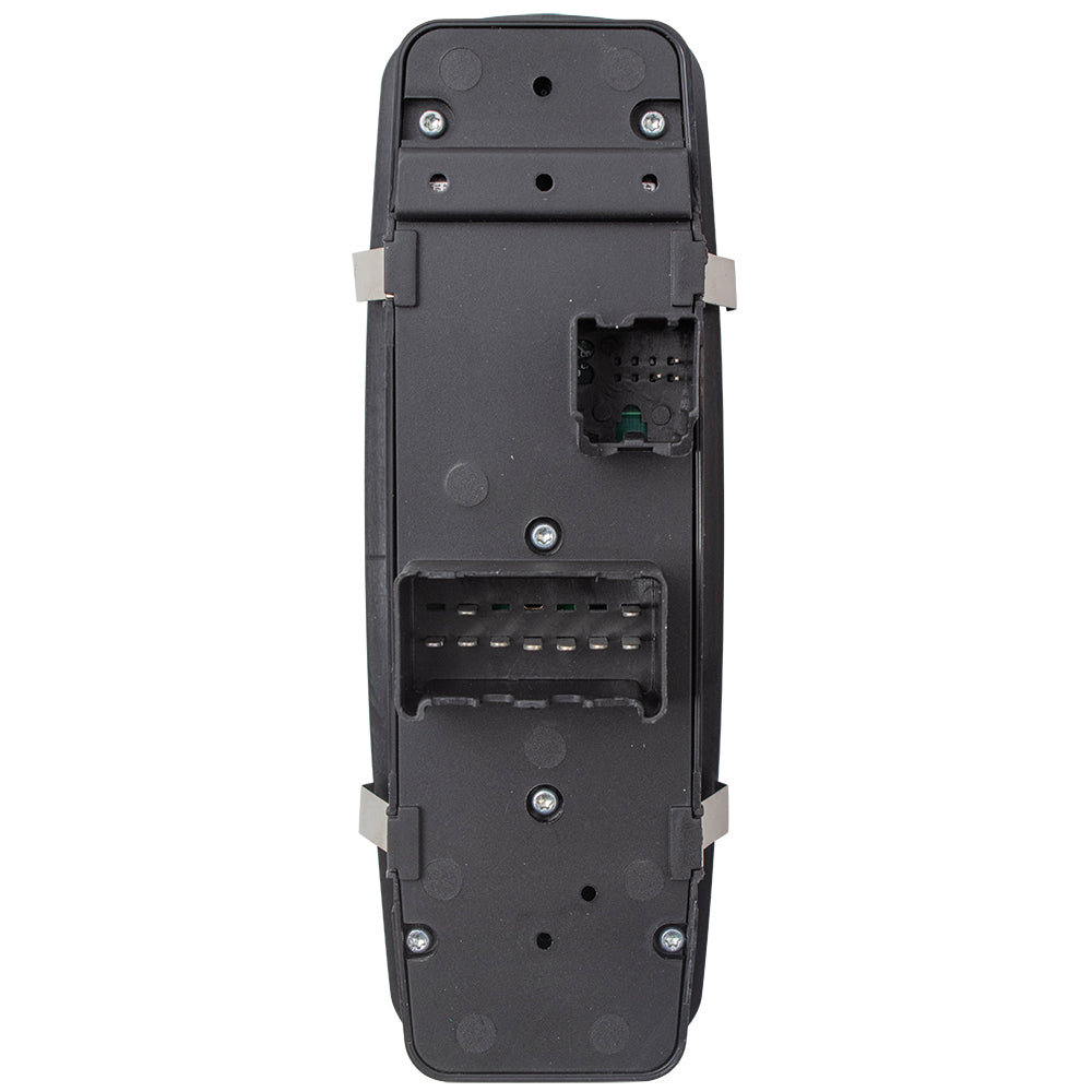 Brock Replacement Front Driver Side Power Window Master Switch 11 Buttons with Power Rear Windows and Power Folding Mirrors Compatible with 2008-2010 Town & Country/Grand Caravan & 2009 Journey