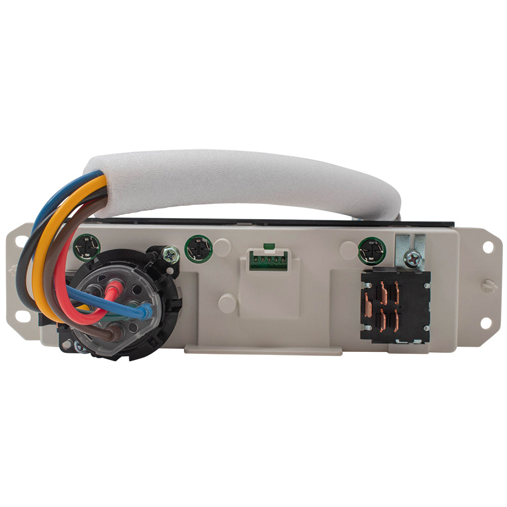 Brock Aftermarket Replacement A/C and Heater Blower Motor Control Switch Compatible With 1999-2001 Jeep Wrangler TJ