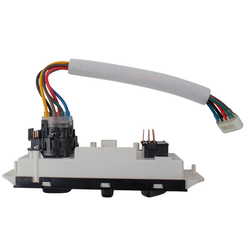 Brock Aftermarket Replacement A/C and Heater Blower Motor Control Switch Compatible With 1999-2001 Jeep Wrangler TJ