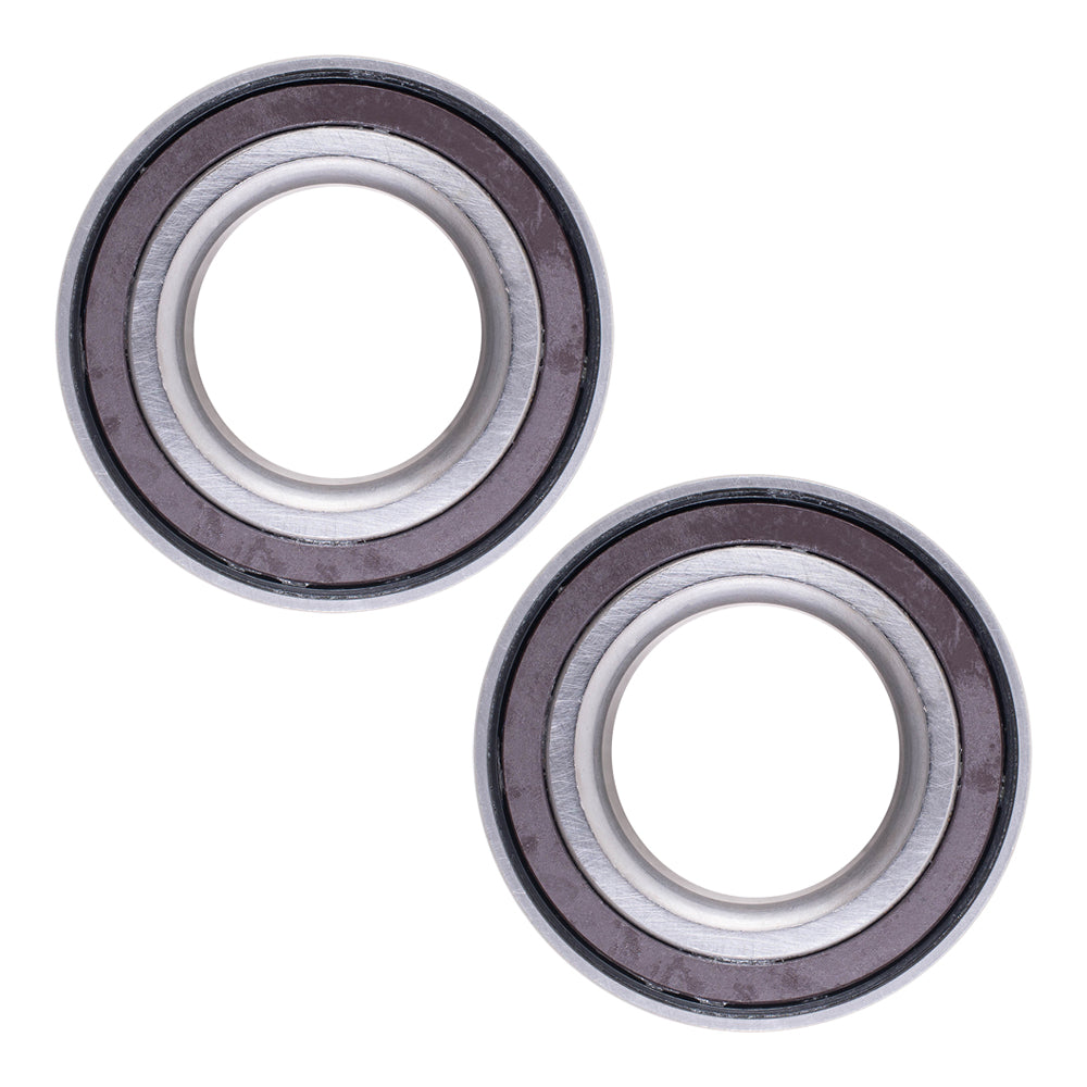 Brock Replacement Pair Set Front Wheel Bearings Compatible with 00-11 Focus Fiesta 2 BE8Z 1215 A D651-33-047B