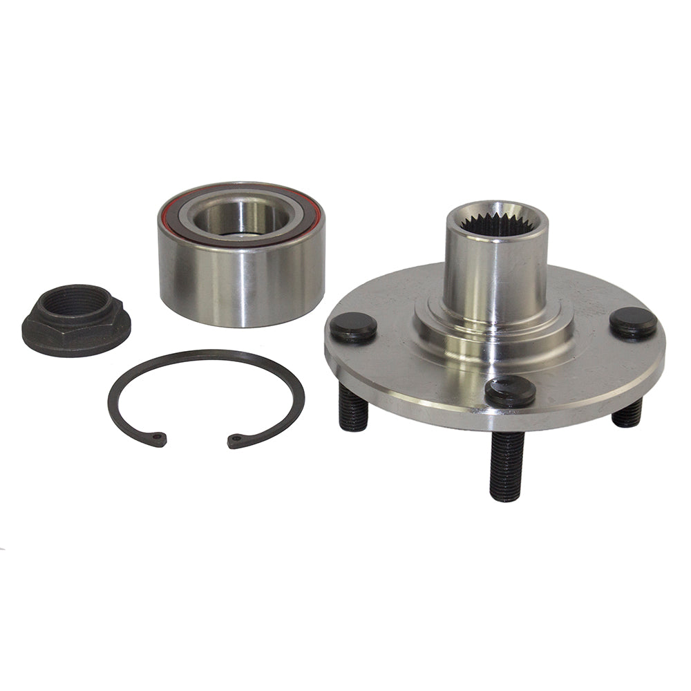 Brock Replacement Front Wheel Hub Bearing Assembly Kit Compatible with 2000-2011 Focus 7S4Z1104A HA590263K