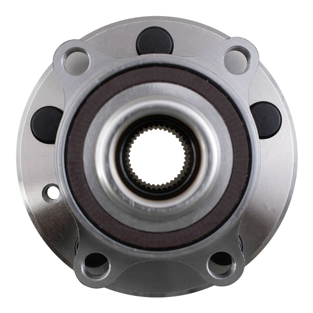 Brock Replacement 4 Pc Set Front and Rear Hubs with Wheel Bearings Compatible with 2013-2019 Police Interceptor Utility