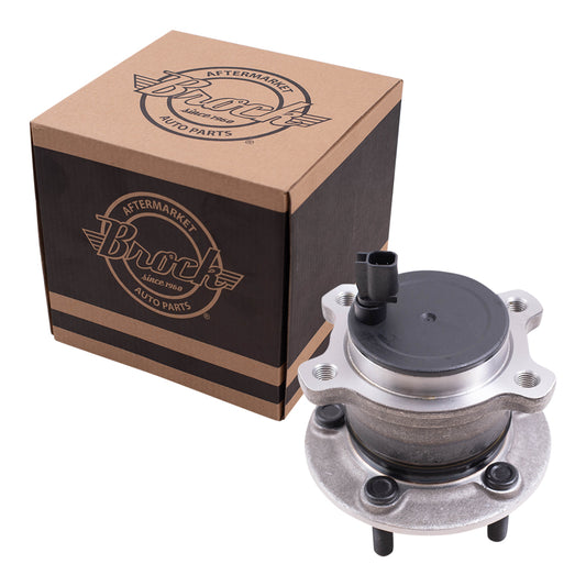 Brock Aftermarket Replacement Part Rear Driver or Passenger Side Hub/Bearing Assembly without Active Park Assist Compatible with 2013-2019 Ford Escape FWD