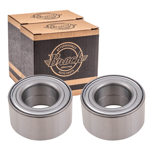 Brock Aftermarket Replacement Driver Left Passenger Right Front Wheel Bearing Set Compatible with 2013-2019 Ford Escape