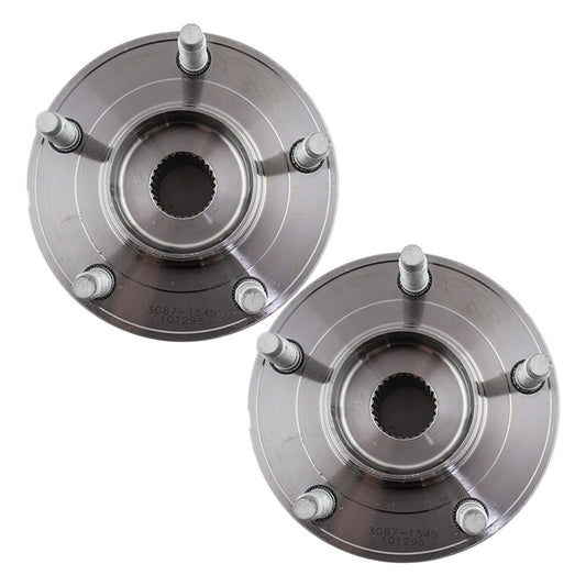 Brock Replacement Pair of Front Wheel Hub Bearings Compatible with Escape Mariner Tribute 8L8Z 1104 A