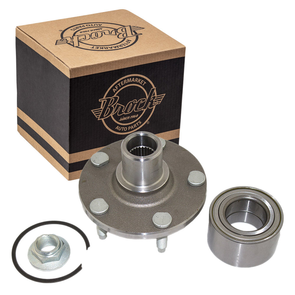 Brock Replacement Front Wheel Hub Bearing Assembly Compatible with 2001-2012 Escape 8L8Z 1104 A