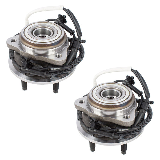 Brock Replacement Pair of Front Wheel Hub Bearings Compatible with 2001-2002 Ranger 2000-2002 B Series Pickup Truck YL5Z1104AA