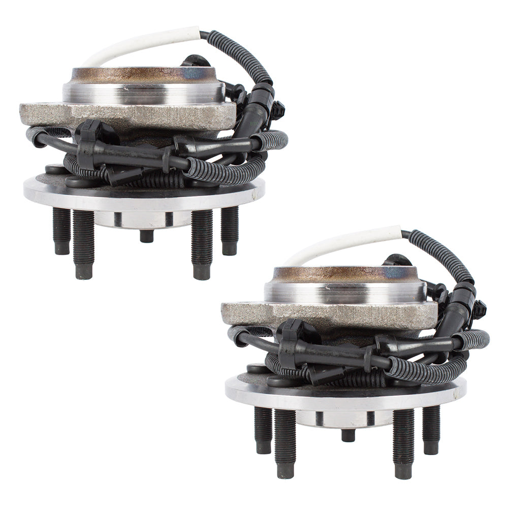 Brock Replacement Pair of Front Wheel Hub Bearings Compatible with 2001-2002 Ranger 2000-2002 B Series Pickup Truck YL5Z1104AA