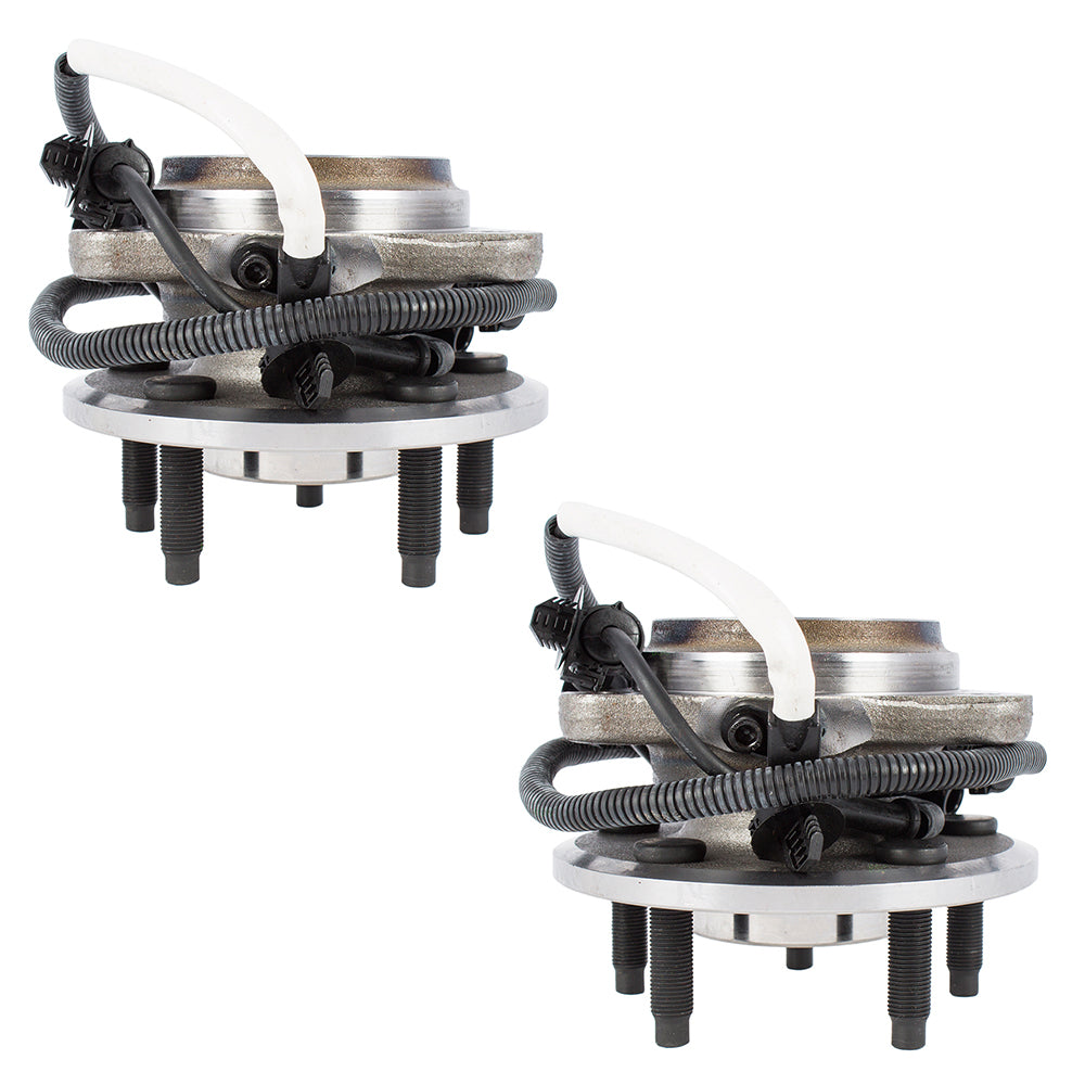 Brock Replacement Pair of Front Wheel Hub Bearings Compatible with 2001-2002 Ranger 2000-2002 B Series Pickup Truck YL5Z1104AA