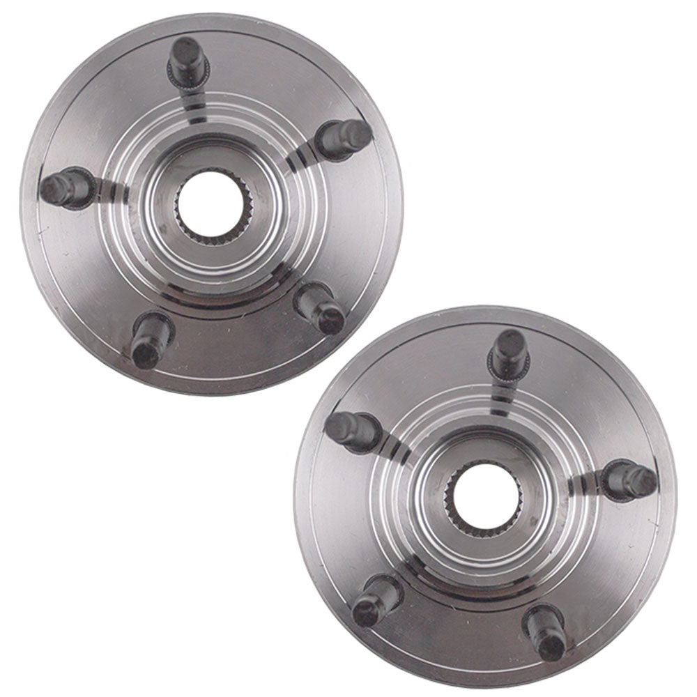 Brock Replacement Pair of Rear Wheel Hub Bearings Repair Kits Compatible with 2002-2010 Explorer & 2007-2010 Sport Trac Pickup Truck 3L2Z-1109-AA