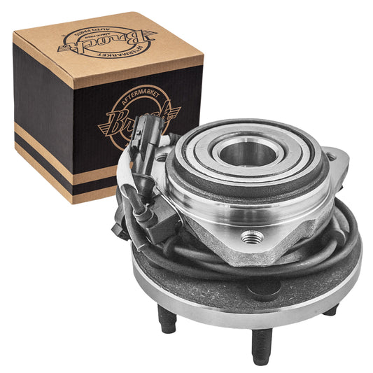 Brock Aftermarket Replacement Front Driver Left Or Passenger Right Hub/Bearing Assembly Compatible With 1995-2001 Ford Explorer 4WD/AWD