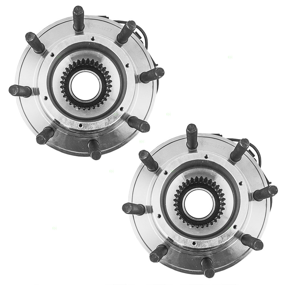 Brock Replacement Pair of Front Wheel Hub Bearings Compatible with 2005-2010 F250 F350 F450 Super Duty Pickup Truck AC3Z1104F