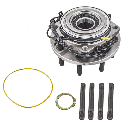 Brock Replacement Front Wheel Hub Bearing Assembly Compatible with 2005-2010 F250 F350 F450 Super Duty Pickup Truck